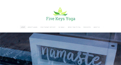 Desktop Screenshot of 5keysyoga.com